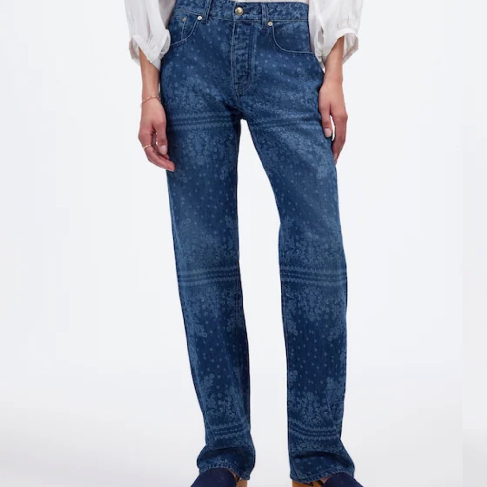 NWT Madewell Dean Easy Straight Jean